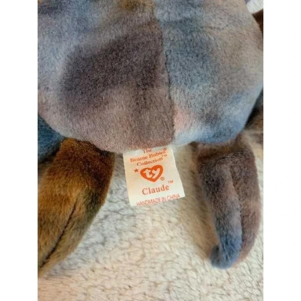 Ty Beanie Babies Claude‎ Crab Batty Bat Plush Stuffed Animal NWT